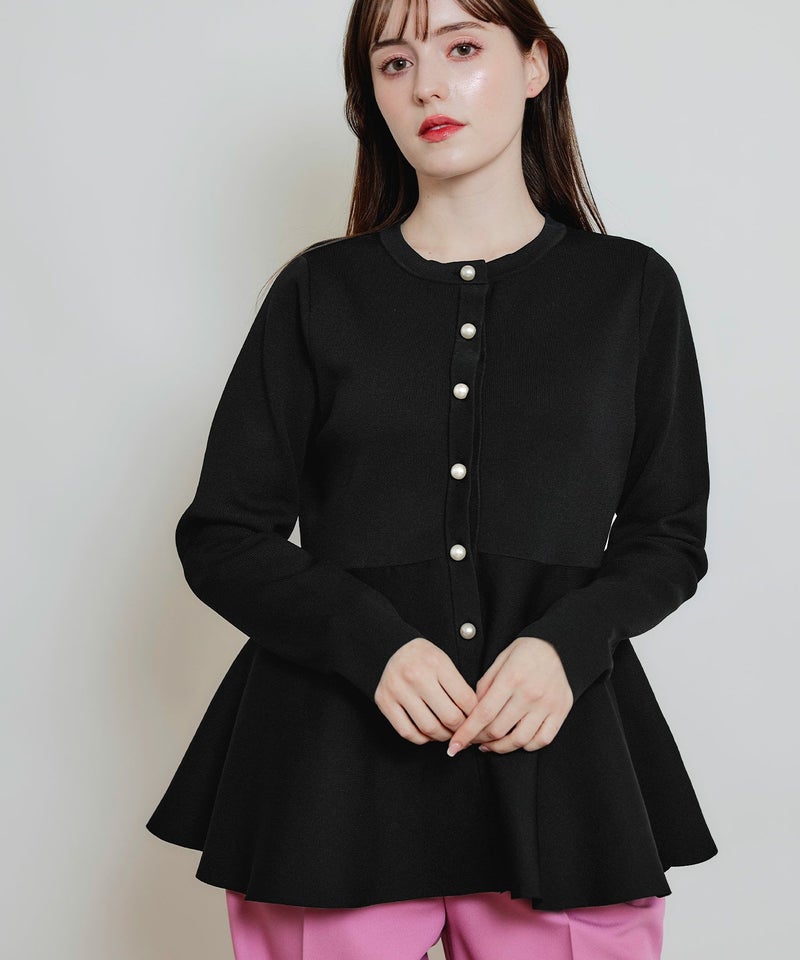 model：H160　着用サイズ：M　ブラック