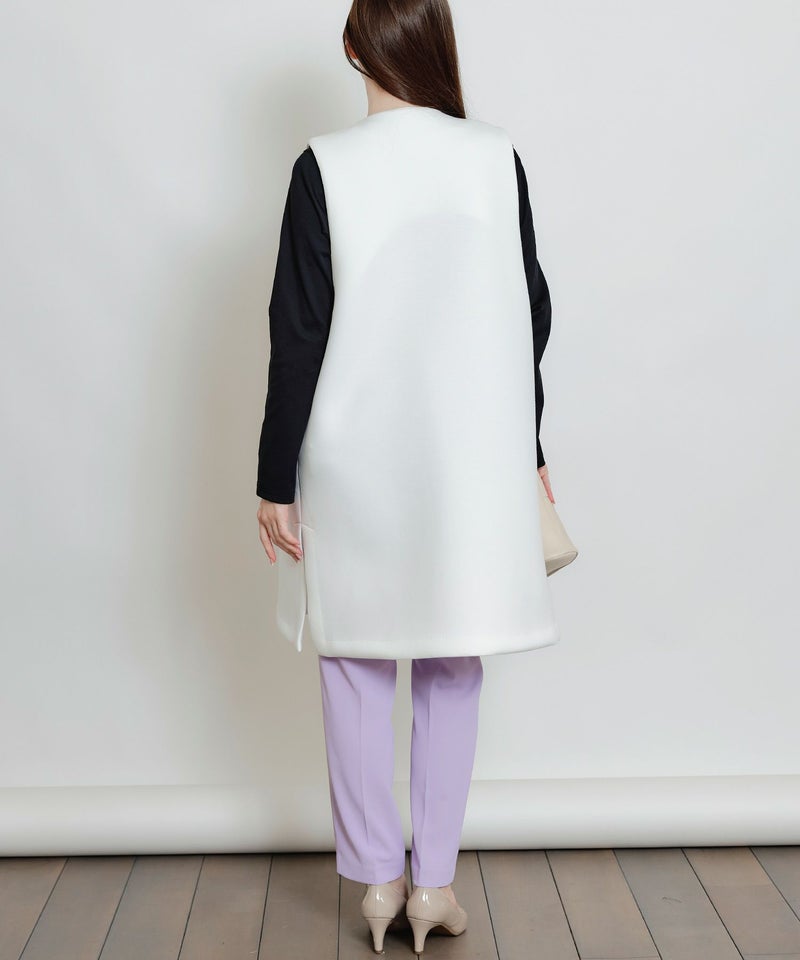 model：H160　着用サイズ：M　オフホワイト