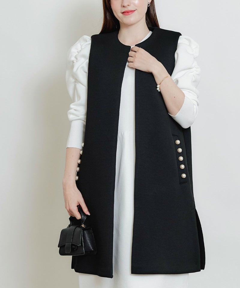 model：H160　着用サイズ：M　ブラック