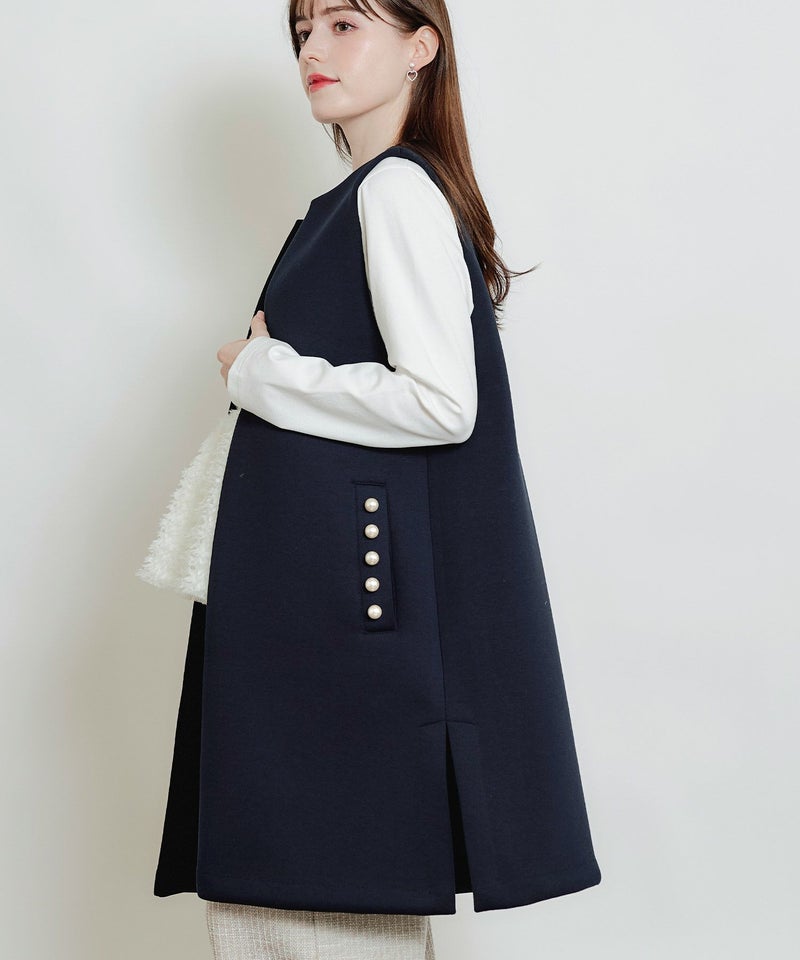 model：H160　着用サイズ：M　ネイビー