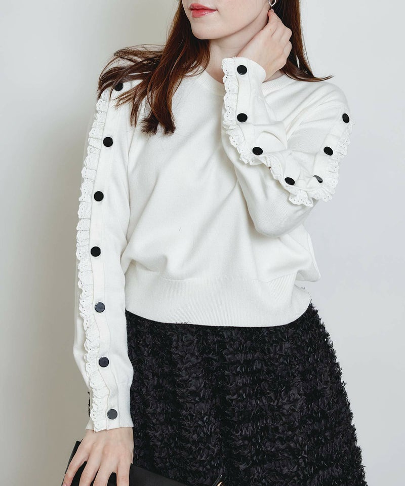 model：H160　着用サイズ：M　オフホワイト