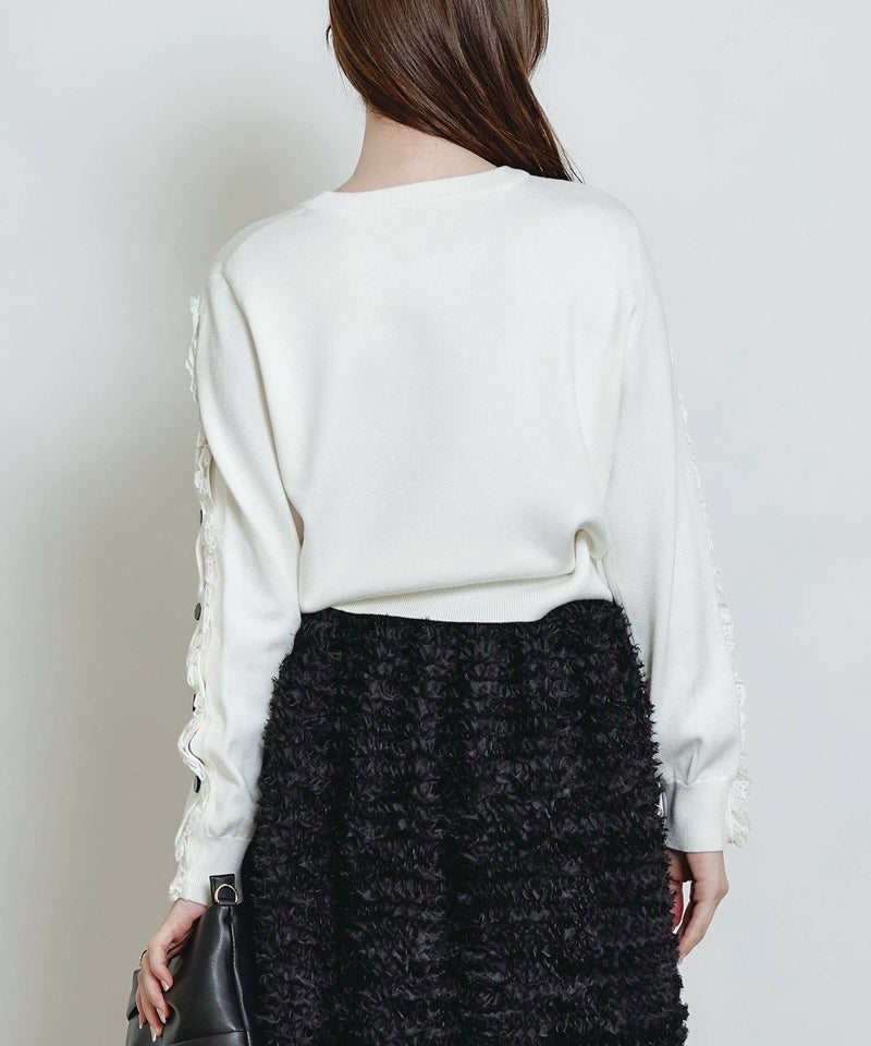 model：H160　着用サイズ：M　オフホワイト