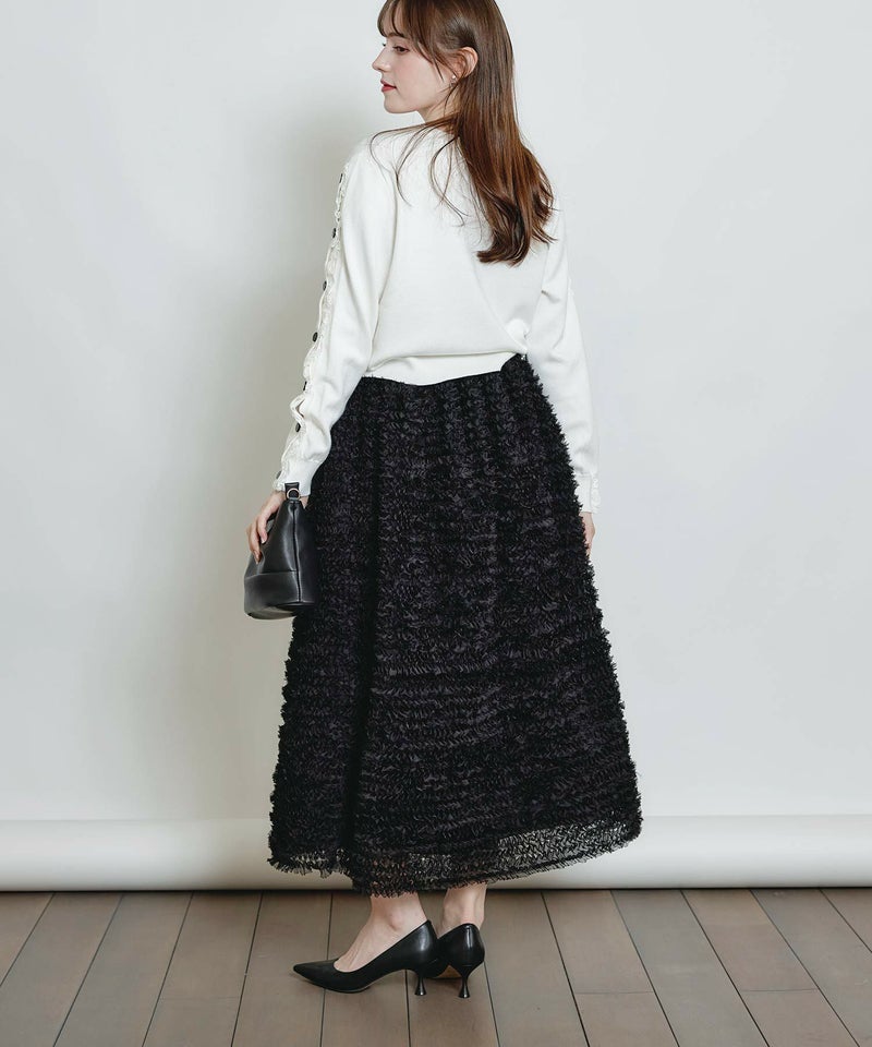 model：H160　着用サイズ：M　オフホワイト