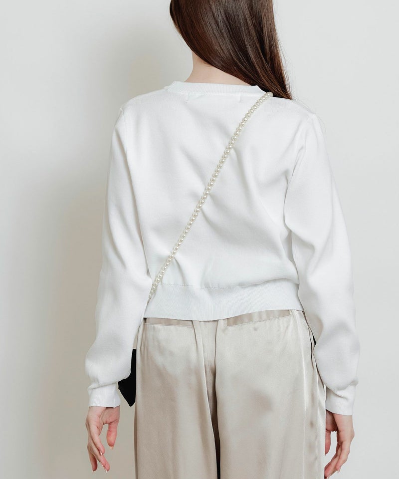 model：H160　着用サイズ：M　オフホワイト