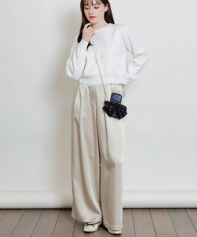 model：H160　着用サイズ：M　オフホワイト