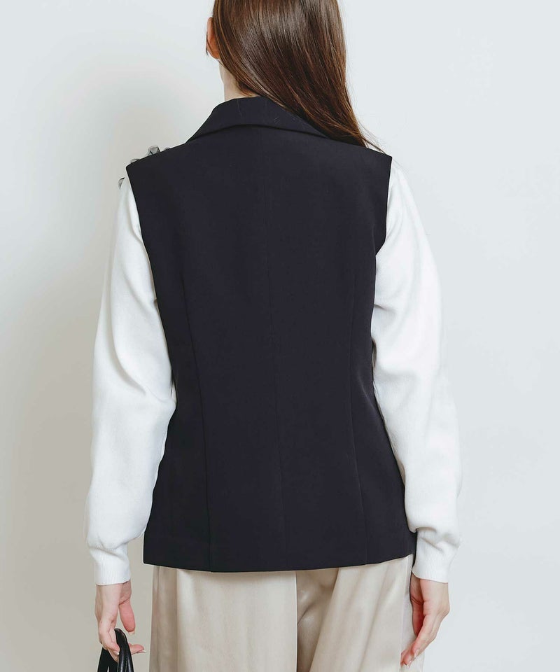 model：H160　着用サイズ：M　ブラック