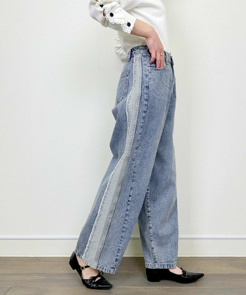 model：H164　着用サイズ：M　ブルー