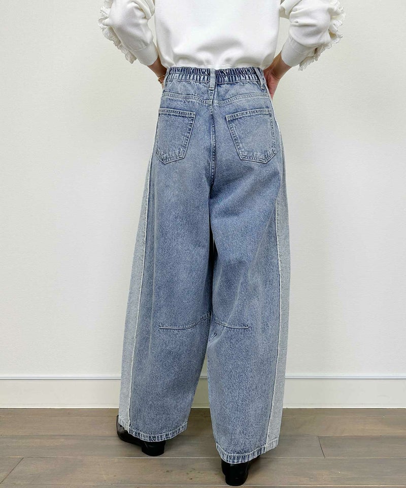 model：H164　着用サイズ：M　ブルー