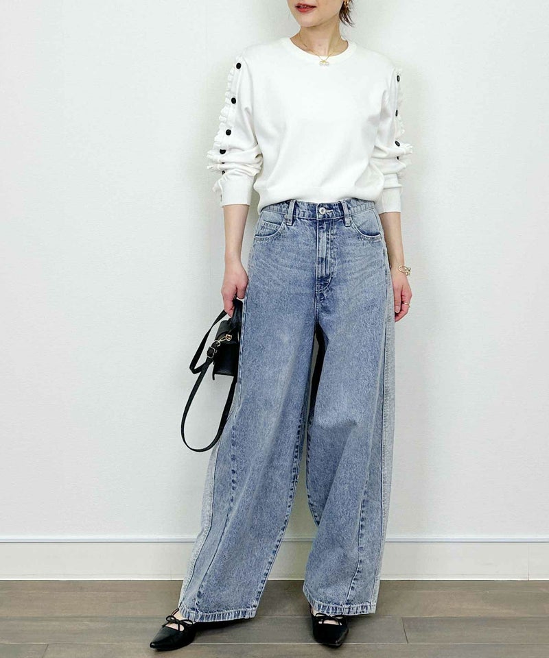 model：H164　着用サイズ：M　ブルー