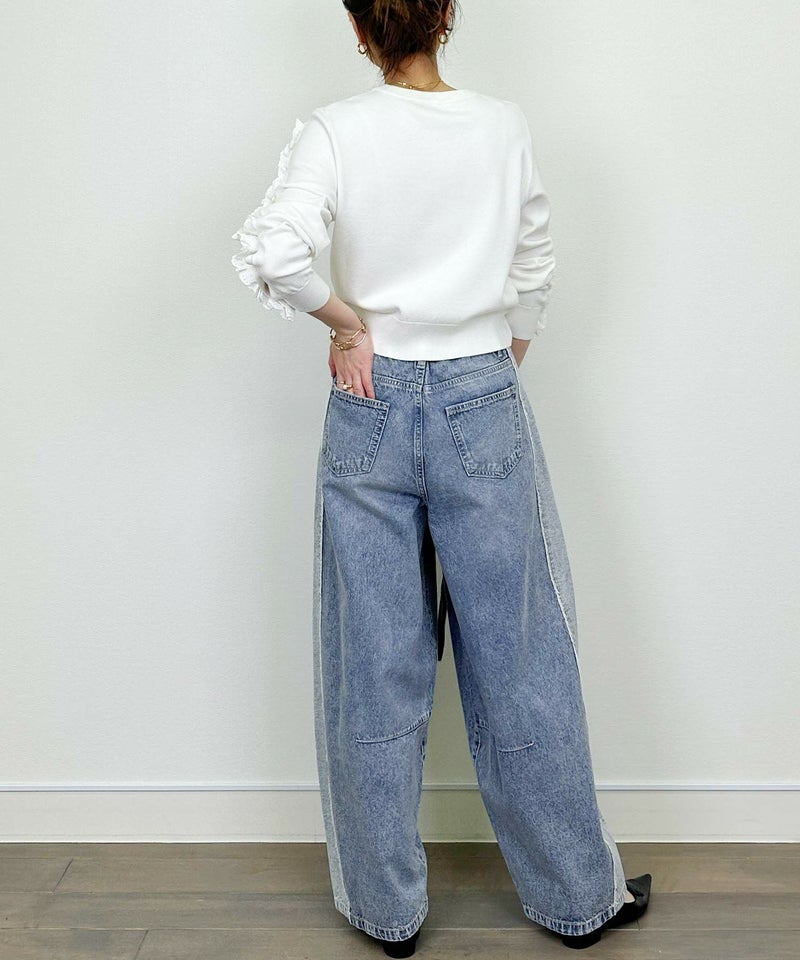 model：H164　着用サイズ：M　ブルー