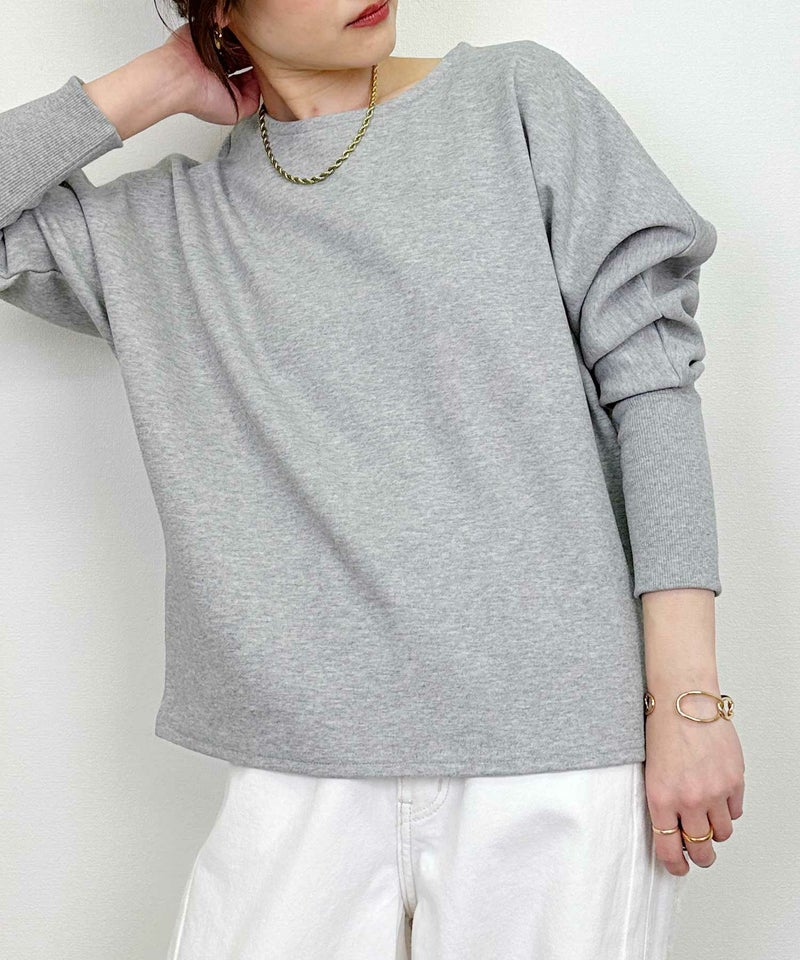 model：H164　着用サイズ：M　ライトグレー