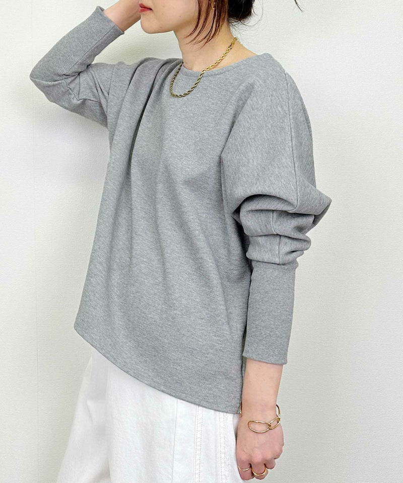 model：H164　着用サイズ：M　ライトグレー