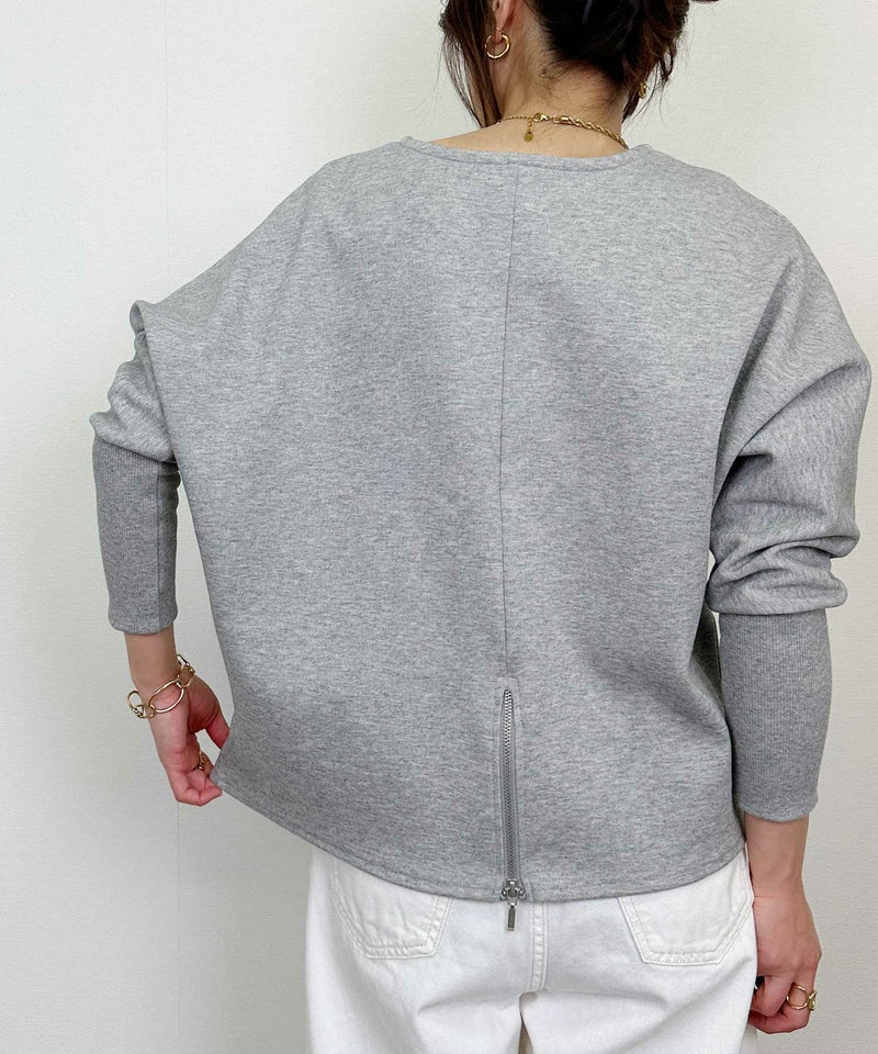 model：H164　着用サイズ：M　ライトグレー