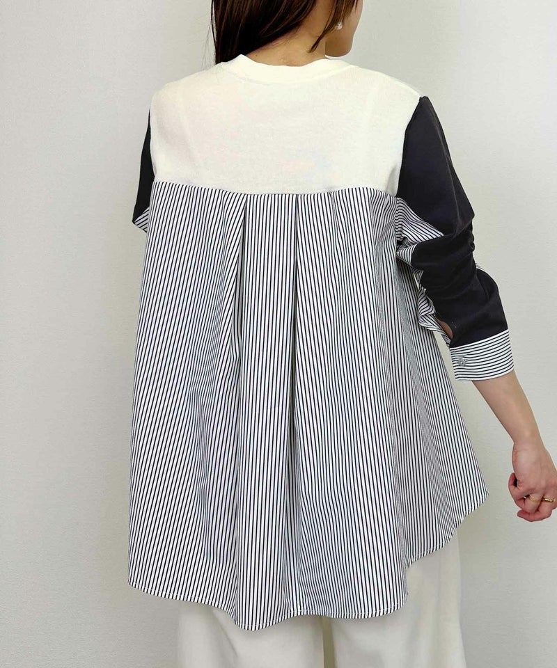 model：H164　着用サイズ：M　アイボリー