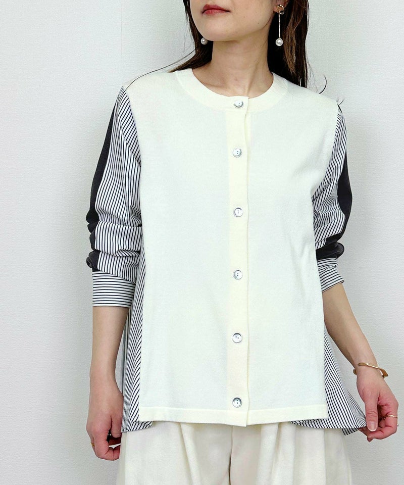 model：H164　着用サイズ：M　アイボリー