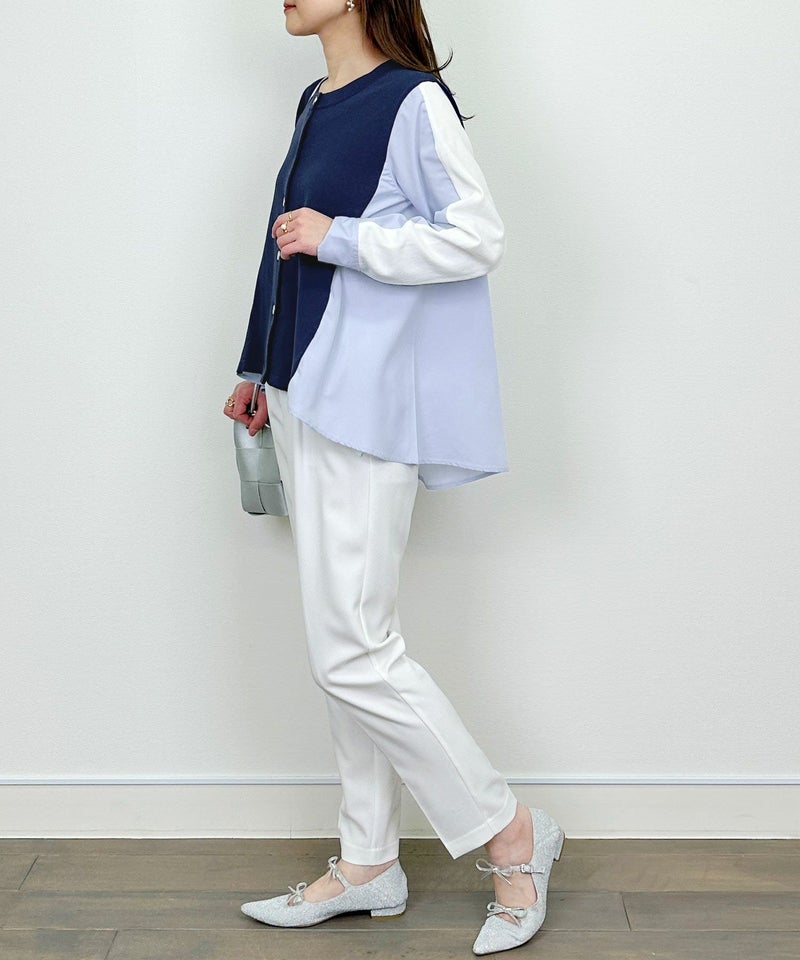 model：H164　着用サイズ：M　ネイビー