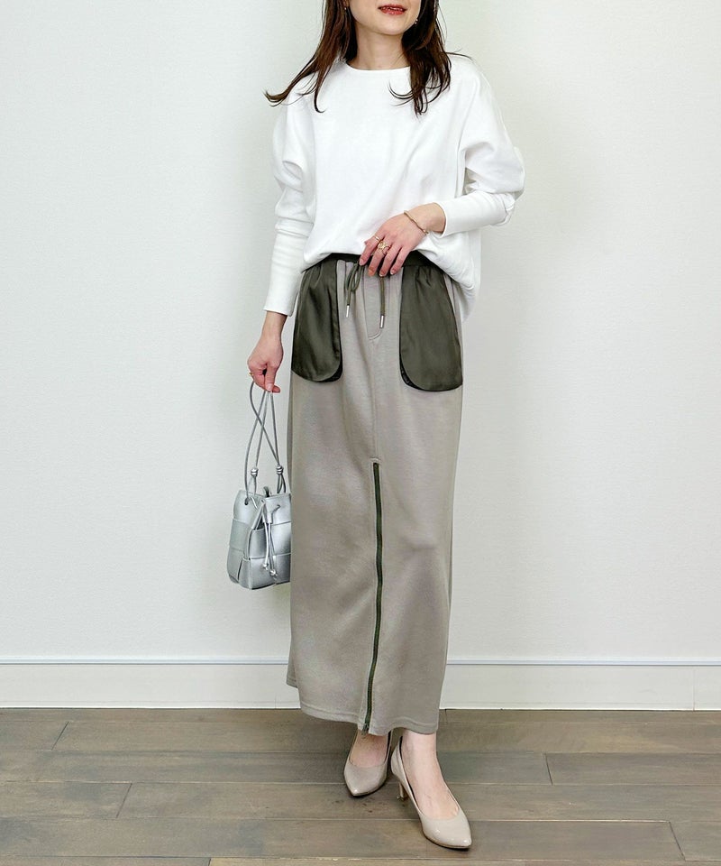 model：H164　着用サイズ：M　グレー