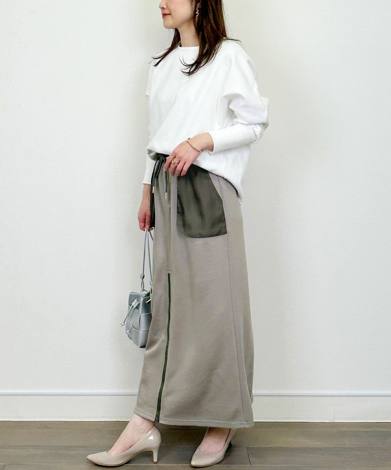 model：H164　着用サイズ：M　グレー