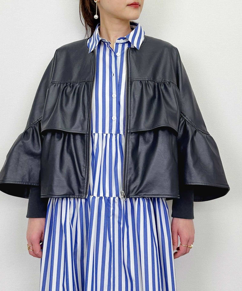 model：H164　着用サイズ：M　ネイビー