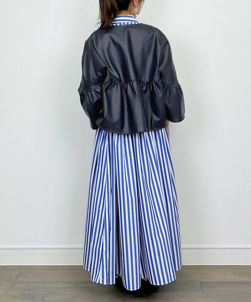 model：H164　着用サイズ：M　ネイビー