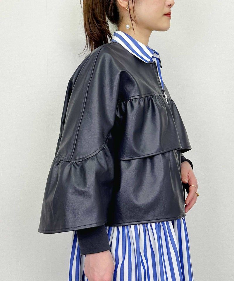 model：H164　着用サイズ：M　ネイビー