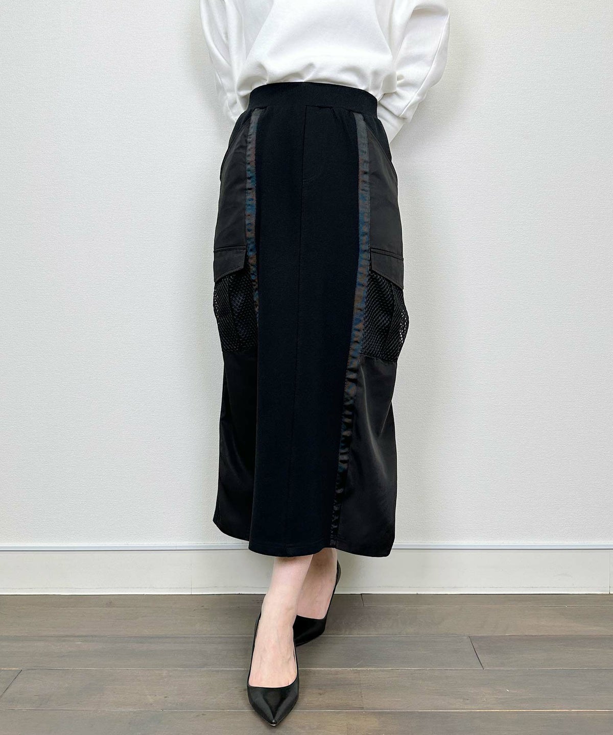 model：H164　着用サイズ：M　ブラック