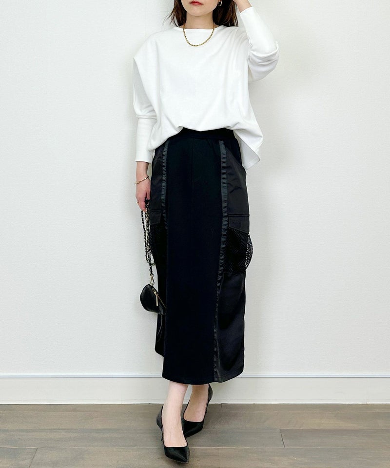 model：H164　着用サイズ：M　ブラック