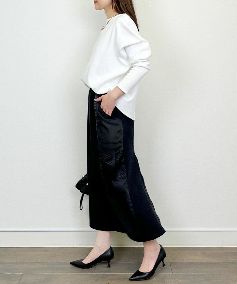 model：H164　着用サイズ：M　ブラック