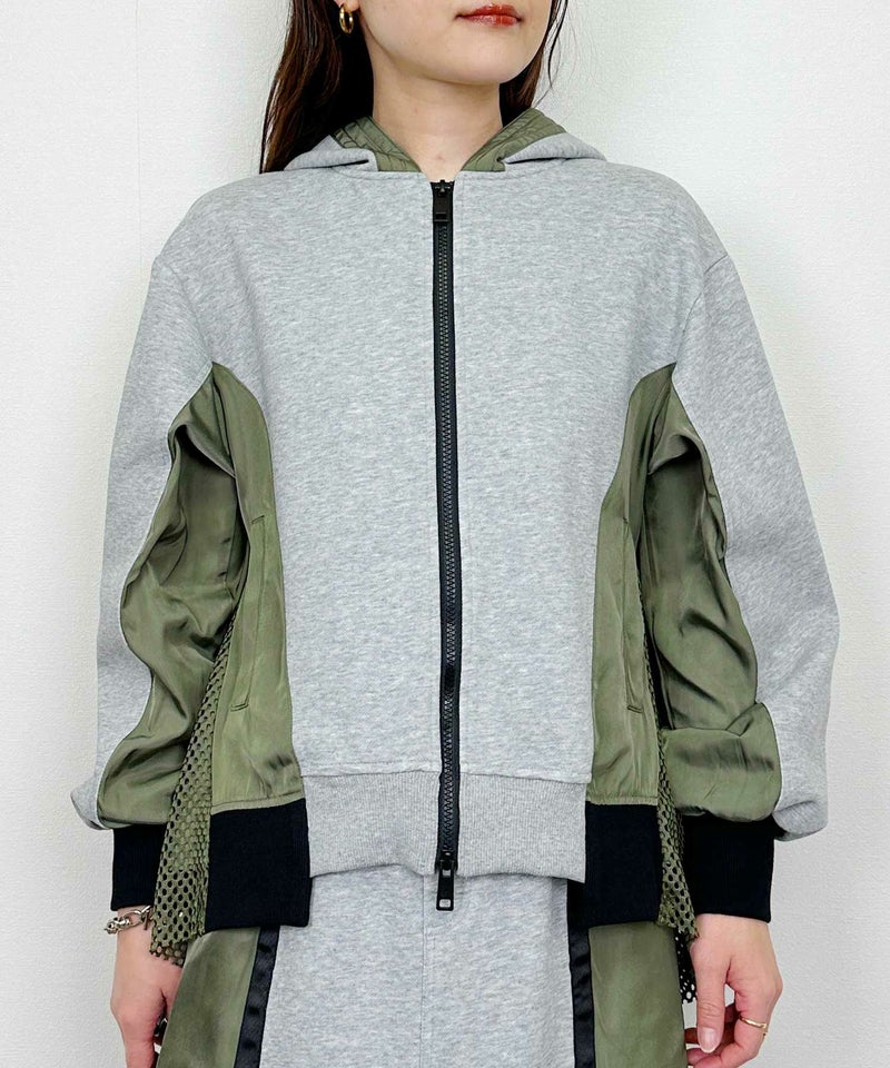 model：H164　着用サイズ：M　グレー