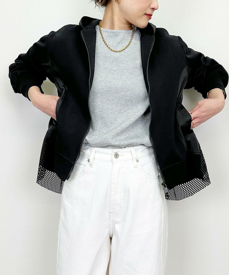 model：H164　着用サイズ：M　ブラック