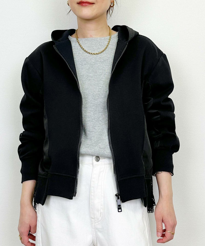 model：H164　着用サイズ：M　ブラック