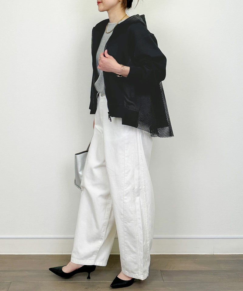 model：H164　着用サイズ：M　ブラック