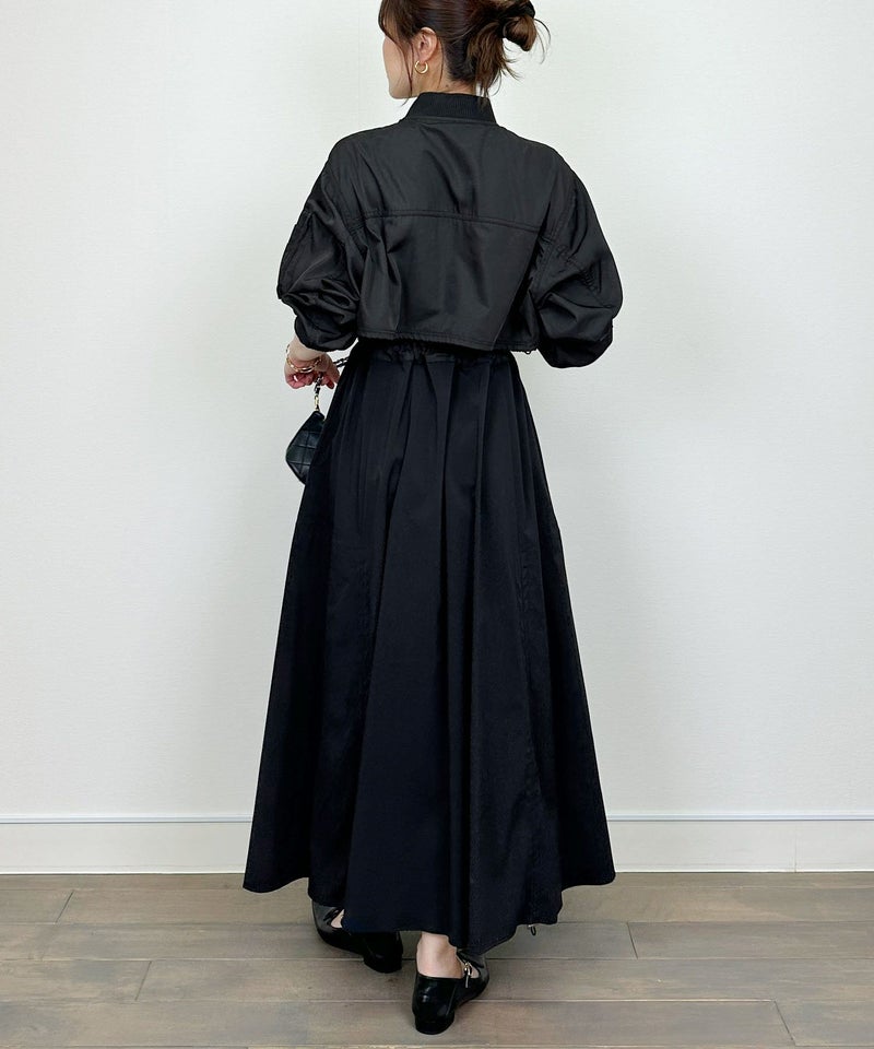 model：H164　着用サイズ：M　ブラック