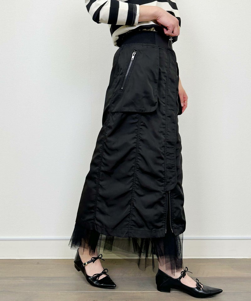 model：H164　着用サイズ：M　ブラック