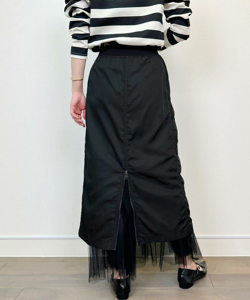 model：H164　着用サイズ：M　ブラック