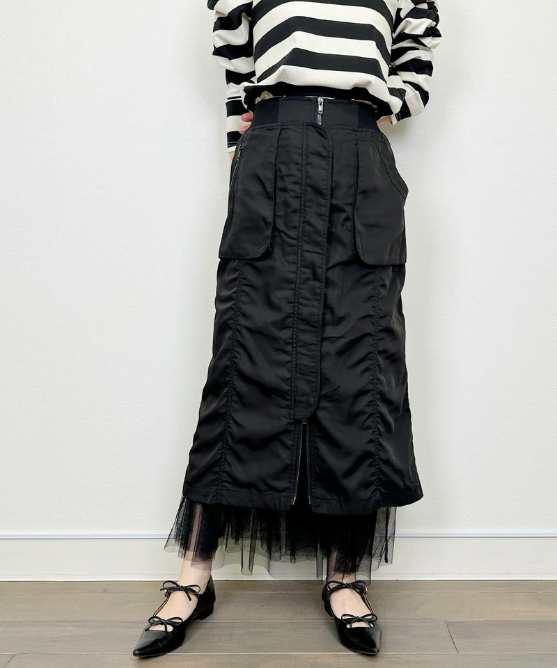 model：H164　着用サイズ：M　ブラック