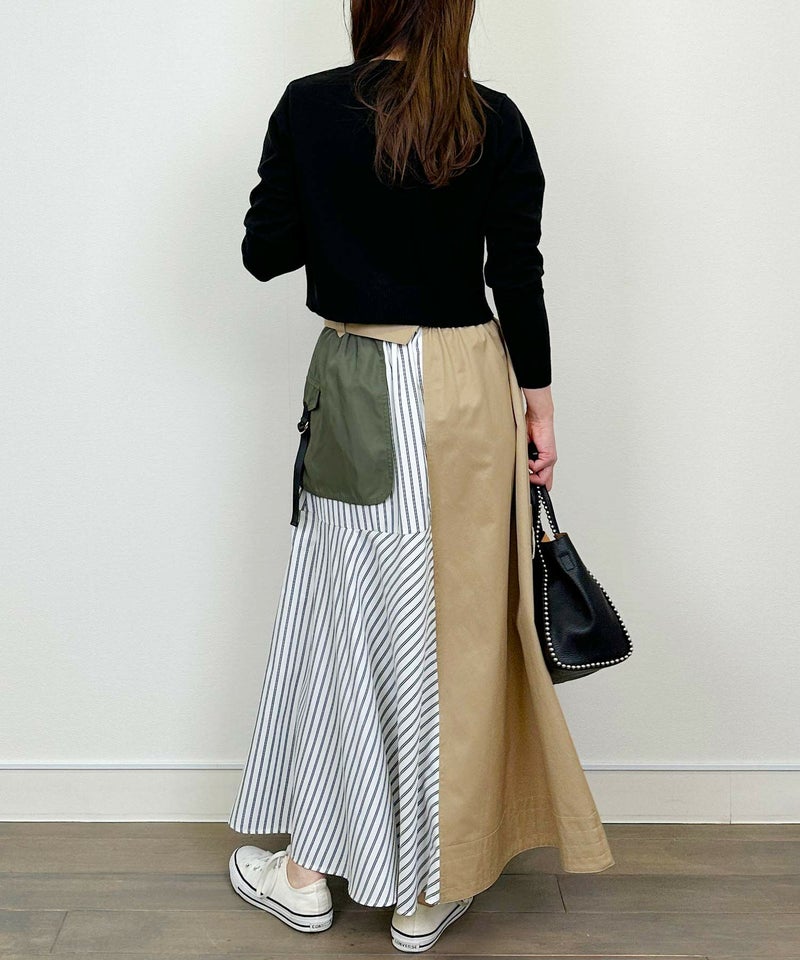 model：H164　着用サイズ：M　ベージュ