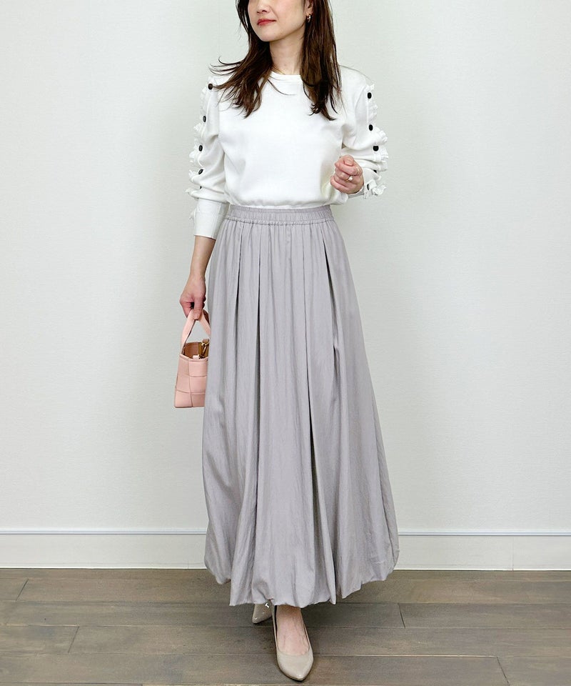 model：H164　着用サイズ：M　ライトグレー