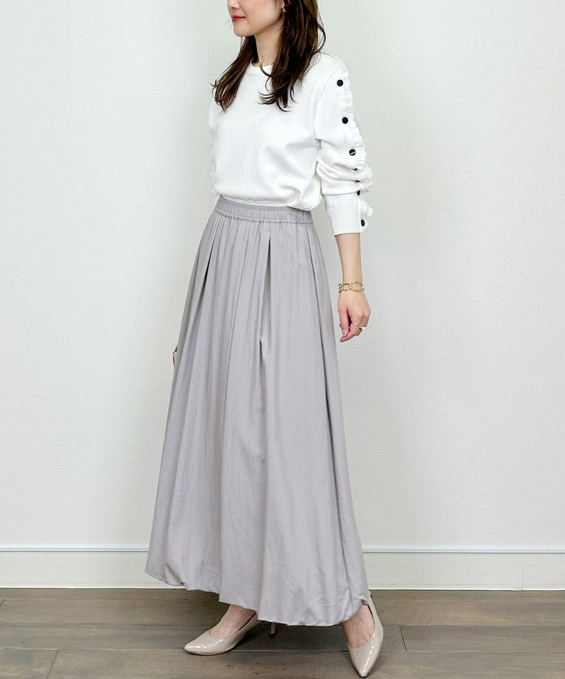 model：H164　着用サイズ：M　ライトグレー