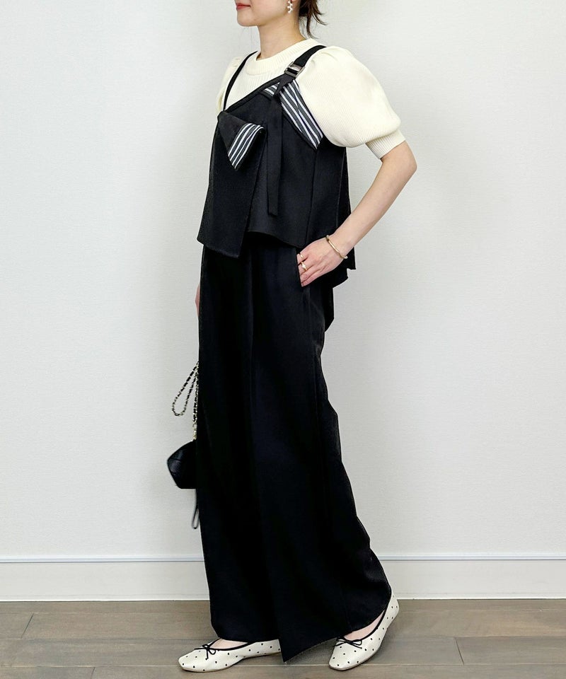 model：H164　着用サイズ：M　ブラック