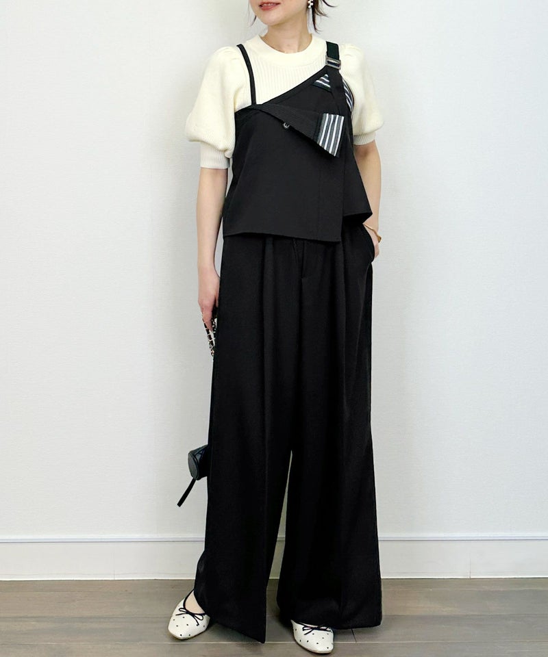 model：H164　着用サイズ：M　ブラック