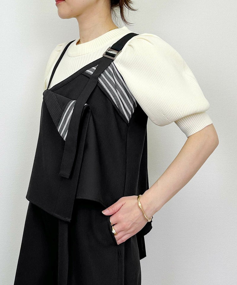 model：H164　着用サイズ：M　ブラック