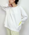 model：H164　着用サイズ：M　オフホワイト