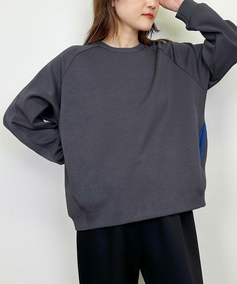 model：H164　着用サイズ：M　チャコールグレー