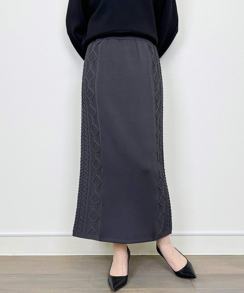 model：H164　着用サイズ：M　チャコールグレー