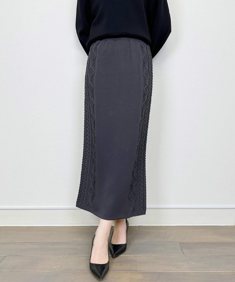 model：H164　着用サイズ：M　チャコールグレー