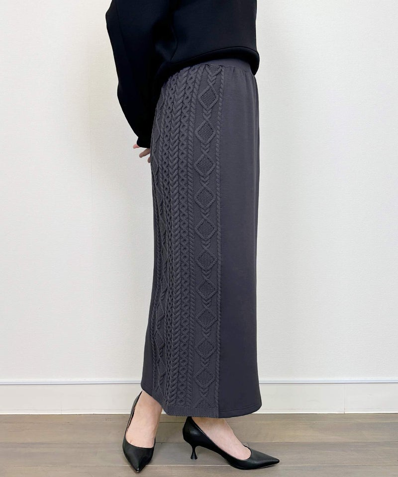 model：H164　着用サイズ：M　チャコールグレー