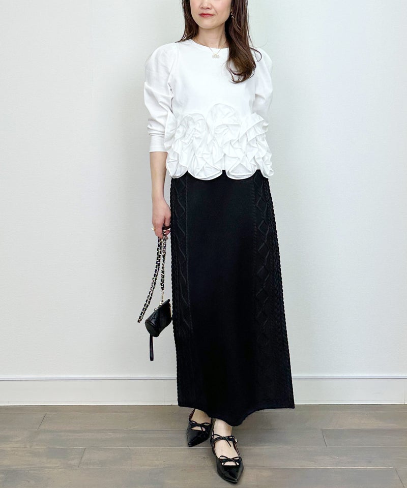 model：H164　着用サイズ：M　ブラック