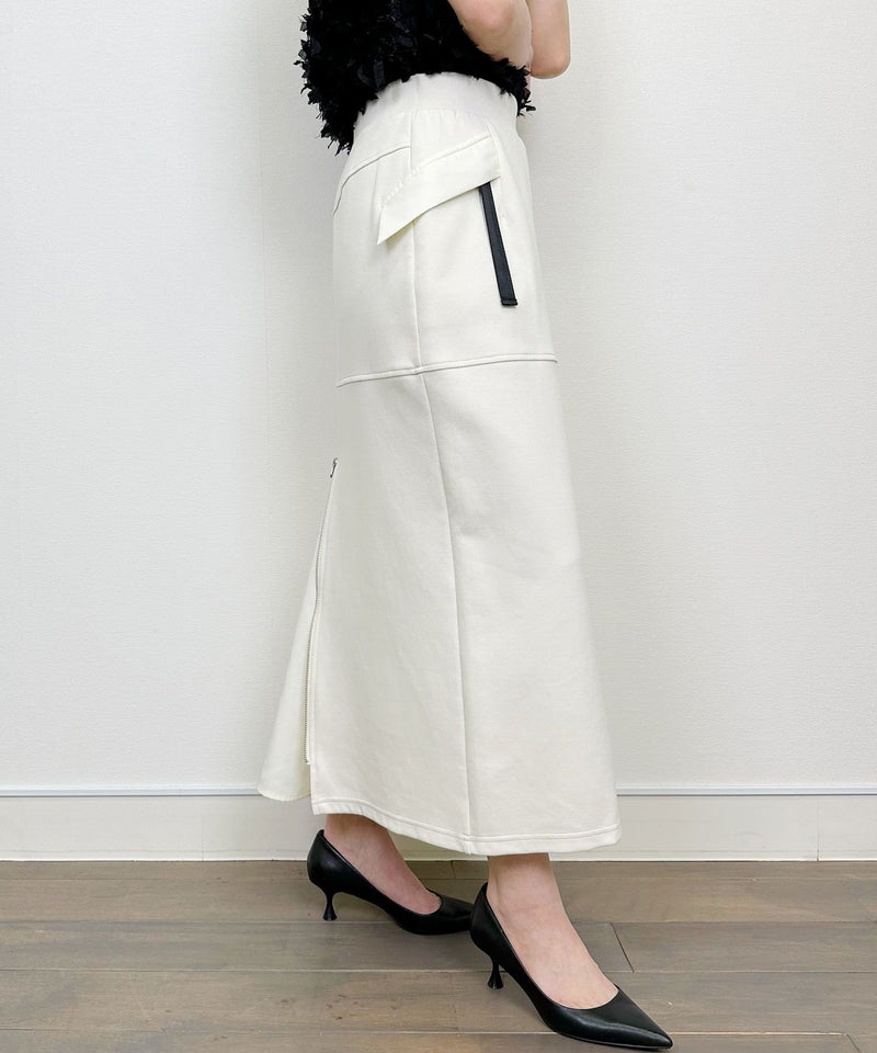 model：H164　着用サイズ：M　オフホワイト