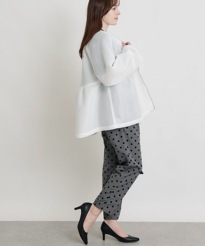 model：H160　着用サイズ：M　オフホワイト